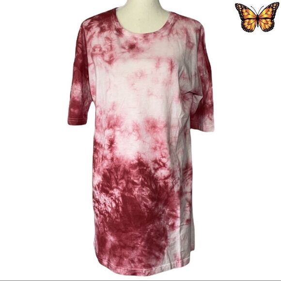 Nasty Gal not on my acid wash tee dress size small - Picture 2 of 12